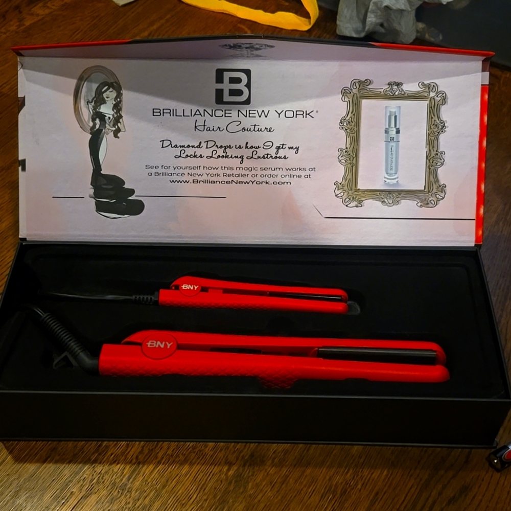Ceramic flat iron and mini flat iron Retail $350 NEW